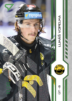 Lukas Vopelka Litvinov Tipsport ELH 2024/25 SportZoo 2. serie Green Glitter /30 #287